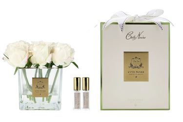 Couture Nine Rose Buds - Clear with Gold Badge - Pink Blush - SVC902 (Carton of 2)